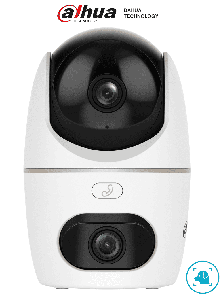 DAHUA HPT1339DD-STW-3E2-IL - Cámara IP PT Dual de 6 Megapixeles/ Hero/ 2 Lentes de 2k/ 30 IR y Luz Visible/ Boton de Llamada/ Audio 2 vías/ Deteccion de Humanos y Mascotas/ Disuación activa/ AutoTracking/ Ranura MicroSD/ (H3D-3F) #LoNuevo #CW#DHWifi #MCI1 DAHUA HPT1339DD-STW-3E2-IL - Cámara IP PT Dual de 6 Megapixeles/ Hero/ 2 Lentes de 2k/ 30 IR y Luz Visible/ Boton de Llamada/ Audio 2 vías/ Deteccion de Humanos y Mascotas/ Disuación activa/ AutoTracking/ Ranura MicroSD/ (H3D-3F) #LoNuevo #CW#DHWifi #MCI1